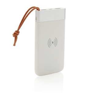 Batería externa Aria 8.000 mAh con carga inalámbrica 5W personalizada